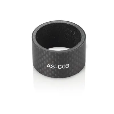 Immagine prodotto di Distanziale XLC A-Head 20 mm, 1 1/8', carbonio, nero (1 pezzo)