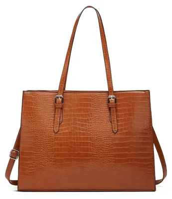Produktbild von Solidchoice – Große Laptop-Handtasche aus Kunstleder für Damen