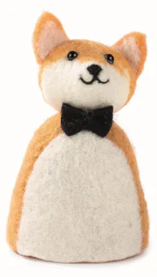 Eierwärmer aus Filz, orange, 10 cm
