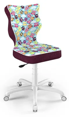 Zdjęcie produktu dla Krzesło Wzrostowe Dla Dzieci I Młodzieży, Ergonomiczne Krzesło Do Biurka, Dla Osób O Wzroście 159-188 Cm, Model Petit Weiss Storia 32