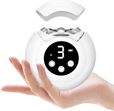 Produktbild von 3-in-1 Elektrischer Nagelknipser und Trimmer - Automatischer Nagelknipser mit drei Geschwindigkeiten - Wiederaufladbar mit LED-Licht, Unisex