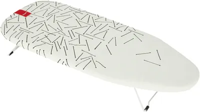 Tisch-Bügelbrett 1,7x32x73 cm, bedruckt, mit Drahtgitter