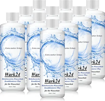 Produktbild von Wark24 Wasserbett Konditionierer 250ml 20% Wirkstoffgehalt  (10er Pack)