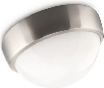 Produktbild von Philips Ecomoods Wandleuchte 169234716, Wandbeleuchtung für den Außenbereich, Edelstahl, Glas, IP44, I, GR10q