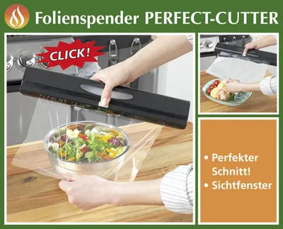 Produktbild von Folienspender PERFECT CUTTER Farbe schwarz