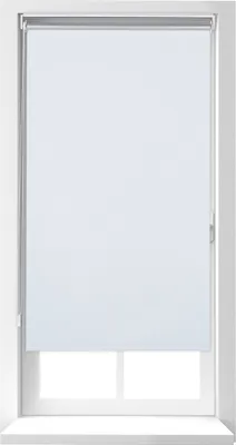 Image de Store thermorollo Relaxdays, sans perçage, fixation par pinces, système à chaîne, 80 x 220 cm, largeur du tissu 76 cm, store à pinces occultant, blanc