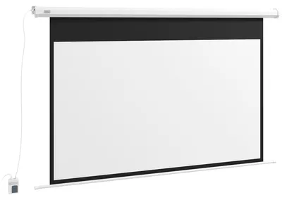 Immagine prodotto di Telo Proiettore 84” 16:9 Motorizzato 215x8x140 cm con Telecomando Bianco