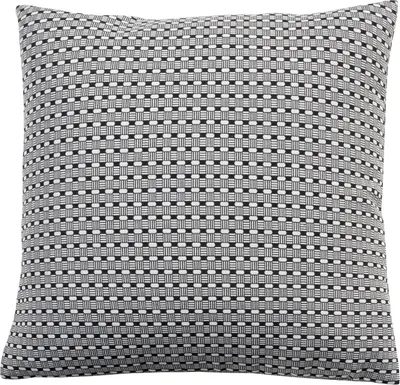 Produktbild von Kissenhülle - Schwarz - Weiß - Polyester - Baumwolle - 50 x 50 cm - mit Reißverschluss