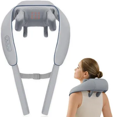 Produktbild von Famanu Nackenmassagegerät mit 2 Massagemodi und 3 Krachtniveaus - kabellos