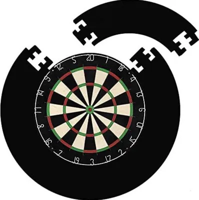 Produktbild von Famanu Dartbord-Ring Schutzring - 740g - Standard Schwarz