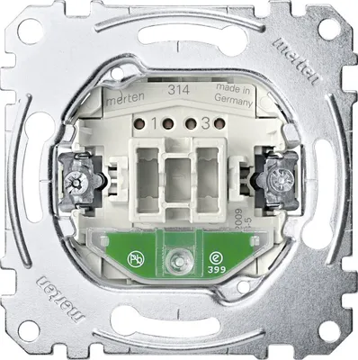 Produktbild von Merten Aus/Kontrollschaltereinsatz MEG3602-0000 2polig 16AX AC250V (MEG3602-0000)