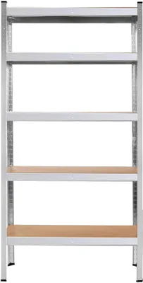 Produktbild von Metallregal Garagenregal Kellerregal 90 x 180 x 30 cm 5 Ablagen