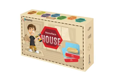 Produktbild von Kartenspiel Set zum Englisch Lernen "MEMORACE House" Spielend Neues Lernen