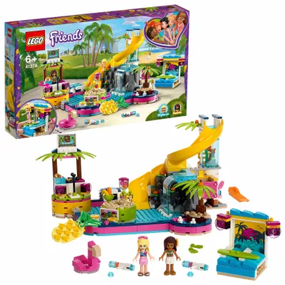 Zdjęcie produktu dla LEGO® Friends Przyjęcie przy basenie z Andreasem, 41374