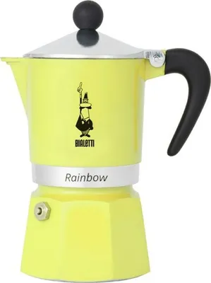 Immagine prodotto di Caffettiera italiana, 6 tazze, giallo pastello Bialetti 0006538