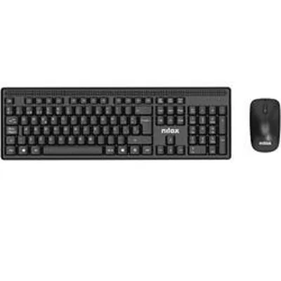 Immagine prodotto di Nilox NXKMWE011, senza fili, senza fili RF, interruttore a membrana, nero, include mouse