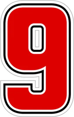 Produktbild von Nummer "9" Sic Rot h 6.3 cm