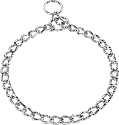 Produktbild von Sprenger Halskette, runde Glieder - Stahl verchromt, 3,0 mm, 45 cm