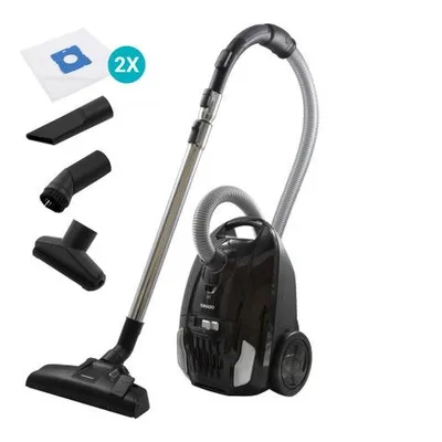 Produktbild von Tomado TVC3003B – Leistungsstarker Staubsauger mit Beutel – Besonders leise – HEPA-13-Filter – Kabellänge 9 Meter – Schwarz