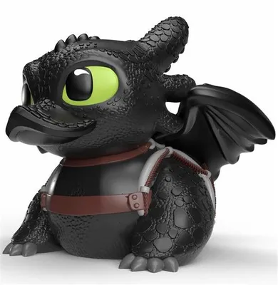 Produktbild von Badeente How To Train Your Dragon Toothless XXL-Edition TUBBZ Vinyl 25 cm