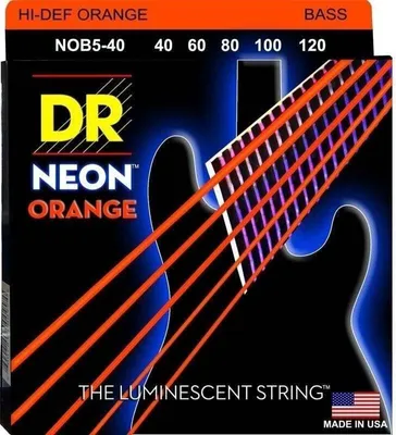 Obrázok produktu pre DR Strings NOB5-40 Struny pre 5-strunovú basgitaru