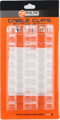 Produktbild von Kabelhalter-Clip, selbstklebend, 6-8 (20 Stück/Packung)
