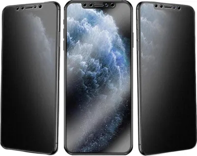 Produktbild von Displayschutzfolien iPhone 12 Mini Anti-Fingerabdruck Anti-Spy 9H Glas