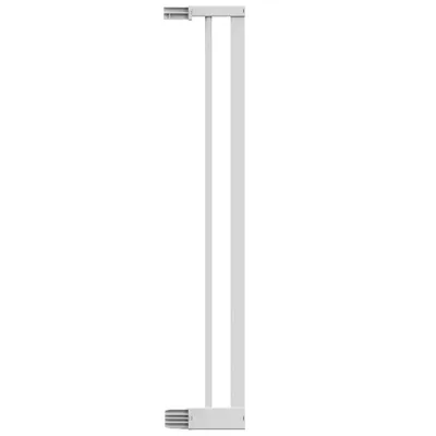 Image de GEUTHER Extension Easylock Flat Step | Blanc | 10 cm | Pour barrière escalier et porte | Sans perçage | Seuil plat | EN 1930