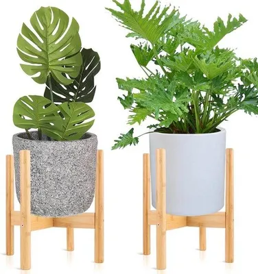 Produktbild von Bambus-Pflanzständer für Blumentöpfe bis 25cm Set