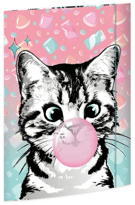 Obrázok produktu pre RNK Verlag 45386 RNK Verlag Kresliaci priečinok "Sweet Cat", kartón, DIN A3