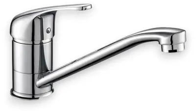 Immagine prodotto di Rubinetto miscelatore monocomando per lavello bagno in ottone cromato