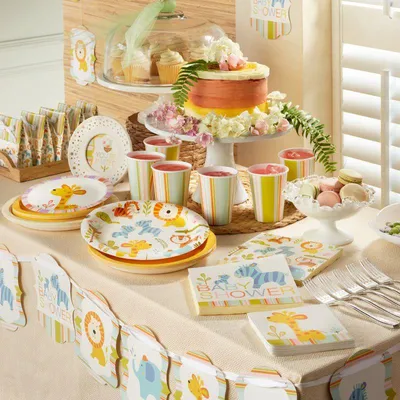Produktbild von 16 kleine Servietten Baby Safari