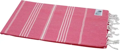 Produktbild von Saunahandtuch Wellnesstuch Hamamtuch "Sultan" himbeerrot