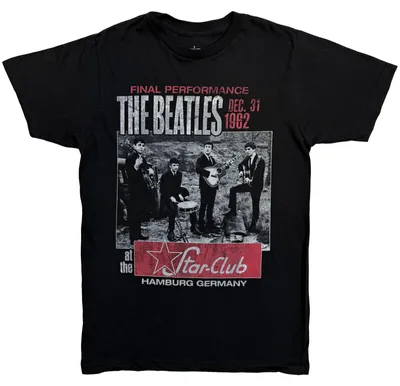 Produktbild von The Beatles Star Club, Hamburg Black M T-Shirt