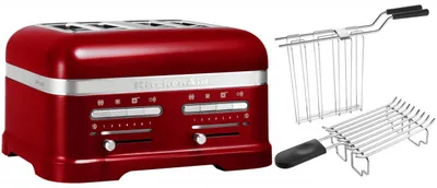Produktbild von KitchenAid Set 1, 4-Scheiben Toaster Artisan 5KMT4205 Liebesapfelrot