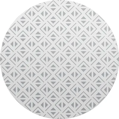 Produktbild von Geometrisches Muster – Bodenschutzmatte – Stuhlunterlage – Bürostuhlmatte – Rutschfeste Bodenmatte – Schutzmatte für Hartboden – fi 100 cm