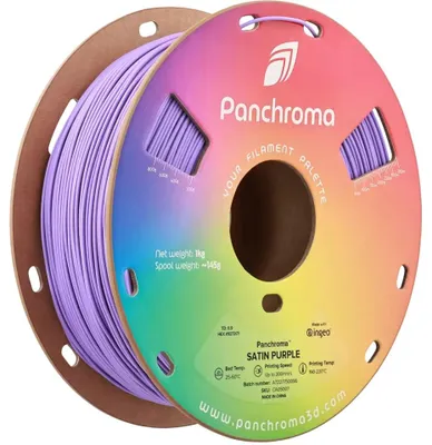 Zdjęcie produktu dla Panchroma™ PLA Satin, kolor: Satin Purple, rozmiar filamentu: 1,75 mm, waga: 1 kg