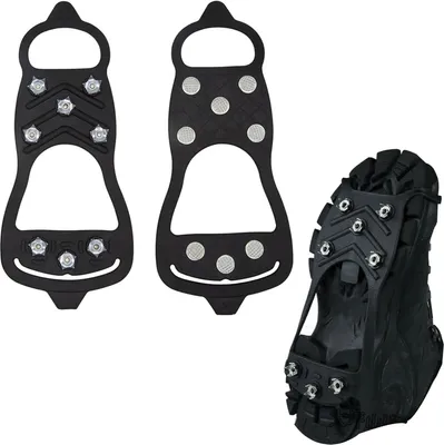 Produktbild von Schuh Eisklampen, Anti-Rutsch Schuhspikes, rutschfeste Steigeisen, Schuhkrallen, Schuhkrallen Steigeisen fš¹r Eisklettern, Bergsteigen, Angeln, Wandern, Wintersport im Freien