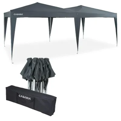 Productafbeelding van Paviljoen Antraciet 3x6m UV-bescherming 50+