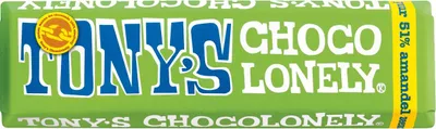 Produktbild von Tony's Chocolonely Zartbitterschokolade mit Mandeln und Meersalz vegan, 35er Pack (35 x 47g)