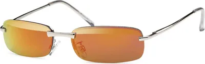 Produktbild von Rechteck Sonnenbrille, Rahmenfarbe:Rot