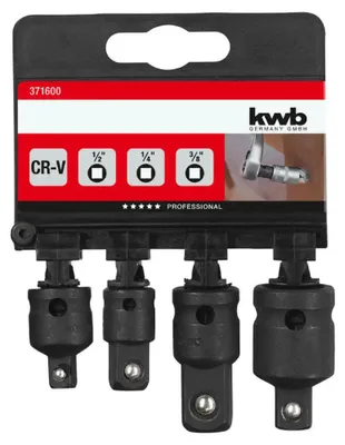 Obrázok produktu pre kwb 371600 Socket bit adapter Drive (screwdriver) 1/4 (6.3 mm), 3/8 (10 mm), 1/2 (12.5 mm) 1 pc(s)