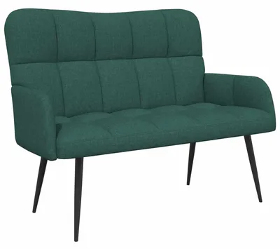 Produktbild von vidaXL 2-Sitzer Sofa Dunkelgrün 115 x 61 x 87 cm Stoff