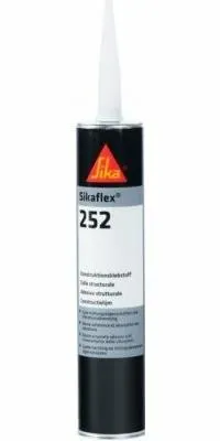 Obrázok produktu pre Sikaflex 252 - čierne stavebné lepidlo 300 ml