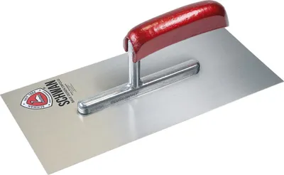 Produktbild von Glättekelle L.280mm B.130mm H-Heft Stahl,geh.S.0,7mm SCHWAN