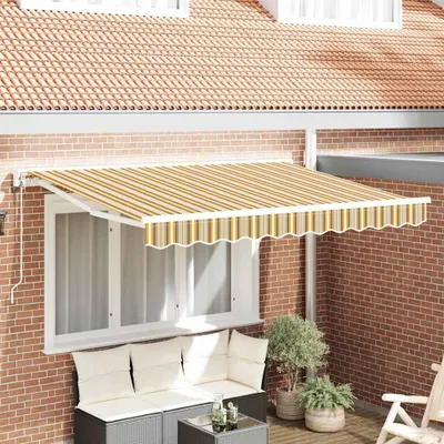 Immagine prodotto di Tenda da sole retrattile Tessuto a righe colorate 300x200 cm