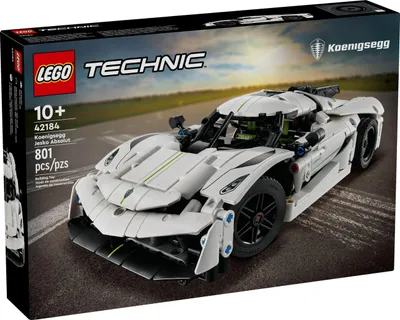 Obrázok produktu pre LEGO Technic Biele hyperauto Koenigsegg Jesko Absolut, Stavebnica, 10 rok / roky, Plast, 801 kusov, 1,04 kg