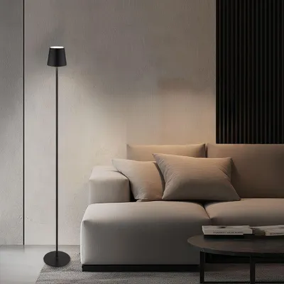 Produktbild von LED Stehleuchte, schwarz, Touchdimmer, IP44, H 120 cm