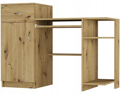 Produktbild von Framire Schreibtisch für Kinder 120 x 50 cm, Modell MODERN N8, Artisan Eiche