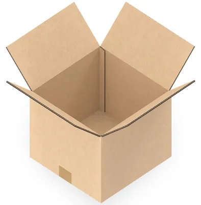 Produktbild von KK Verpackungen 500 Stück Versandkartons 350 x 350 x 300 mm Kartons 2-wellig BC-Welle, Faltkartons